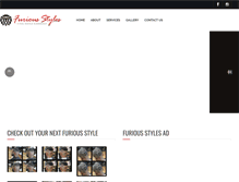 Tablet Screenshot of furiousstylesbarbershop.com